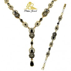 Gümüş Otantik Taşlı Set